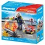 Pompier Playmobil cu pompa de apa